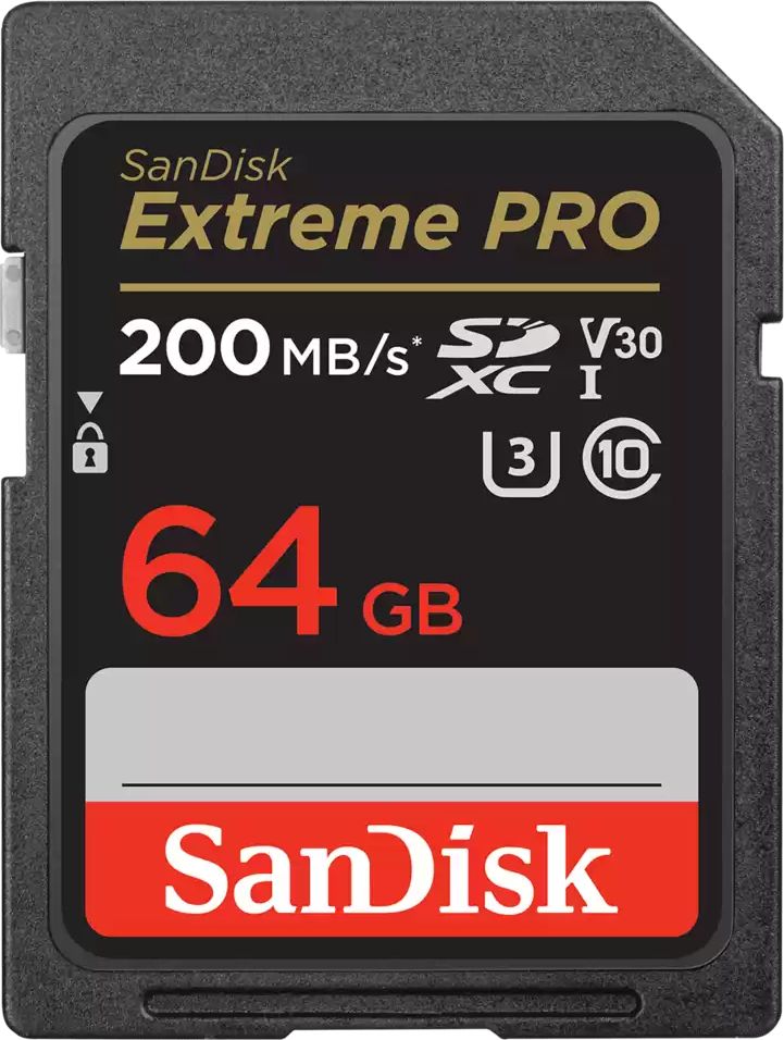 Karta SanDisk Extreme PRO SDXC 64 GB Class 10 UHS-I/U3 V30 (SDSDXXU-064G-GN4IN)