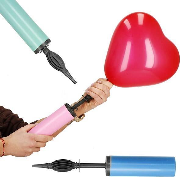 Springos Pompka do balonów ręczna dwustronna UNIWERSALNY