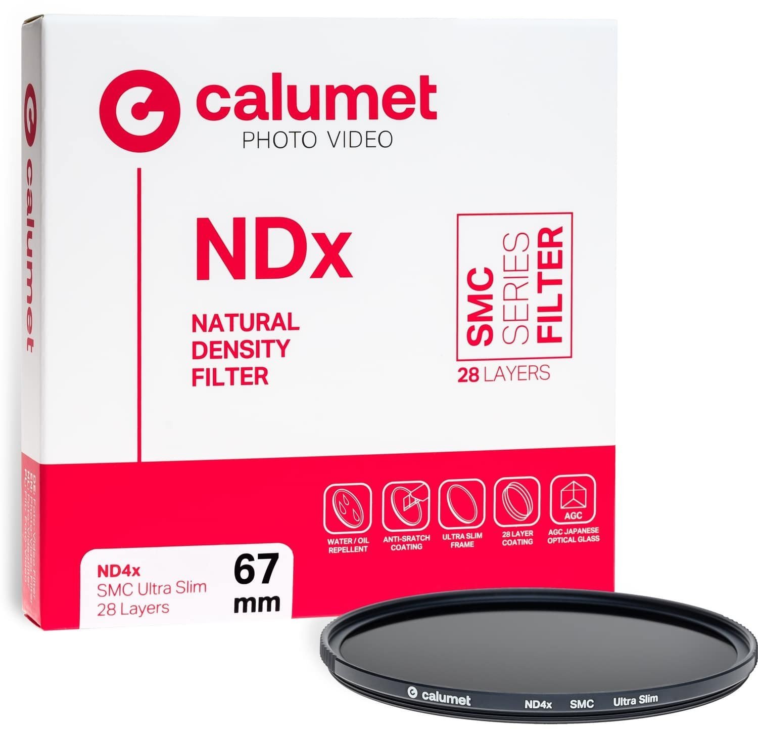 Filtr Calumet Calumet Filtr ND4x SMC 67 mm Ultra Slim 28 Layers