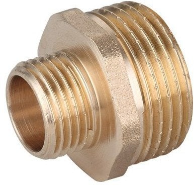 ZŁĄCZKA MOSIĘŻNA NYPEL REDUKCYJNY 3/4''X3/8''