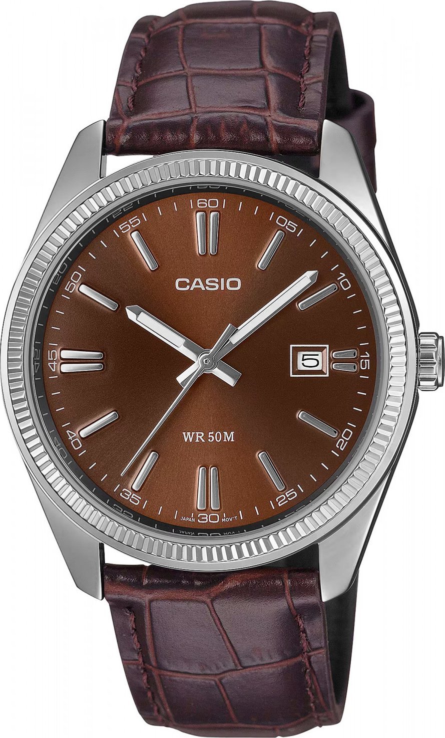 Zegarek Casio Zegarek męski Casio MTP-1302PL-5AVEF brązowy