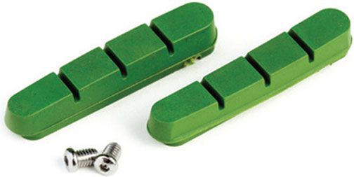 Clarks Wkładki hamulcowe CLARK'S CP201 SZOSA (Shimano, Campagnolo, Avid, Tektro, Do obręczy ceramicznych) 52mm zielone