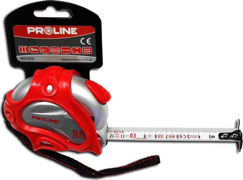 Pro-Line miara zwijana 3m x 16mm dwustronna, biała, magnetyczna (20363)
