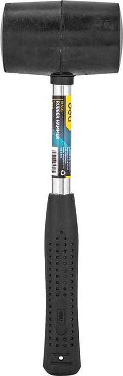 Deli Młotek gumowy Deli Tools EDL5616, 0.5kg (czarny)