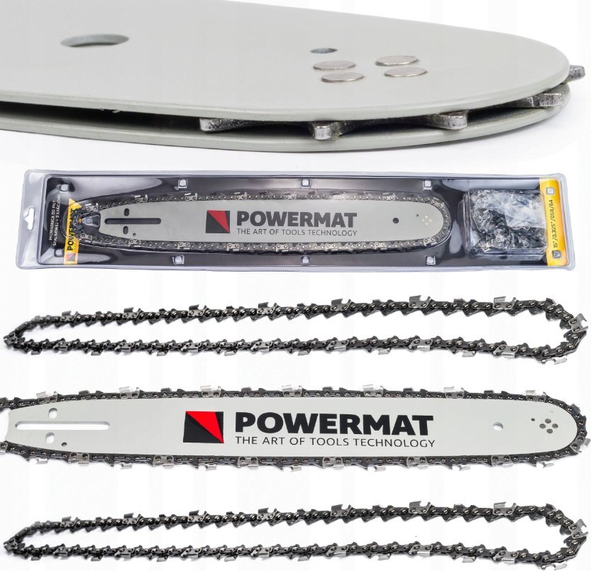 Powermat Prowadnica piły Husqvarna piła 40CM 16' 2 łańcuchy POWERMAT PM-PR-16C2