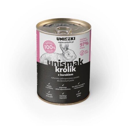 UNISZKI Unismak Królik 400g
