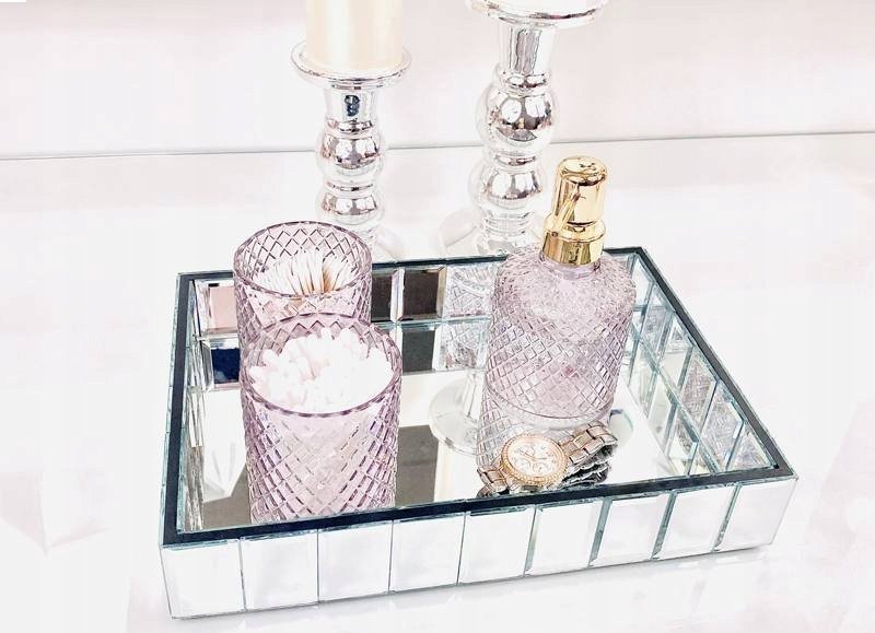 Moon in the room Organizer, taca MOON in the room, lustrzana, prostokątna, SQURE.