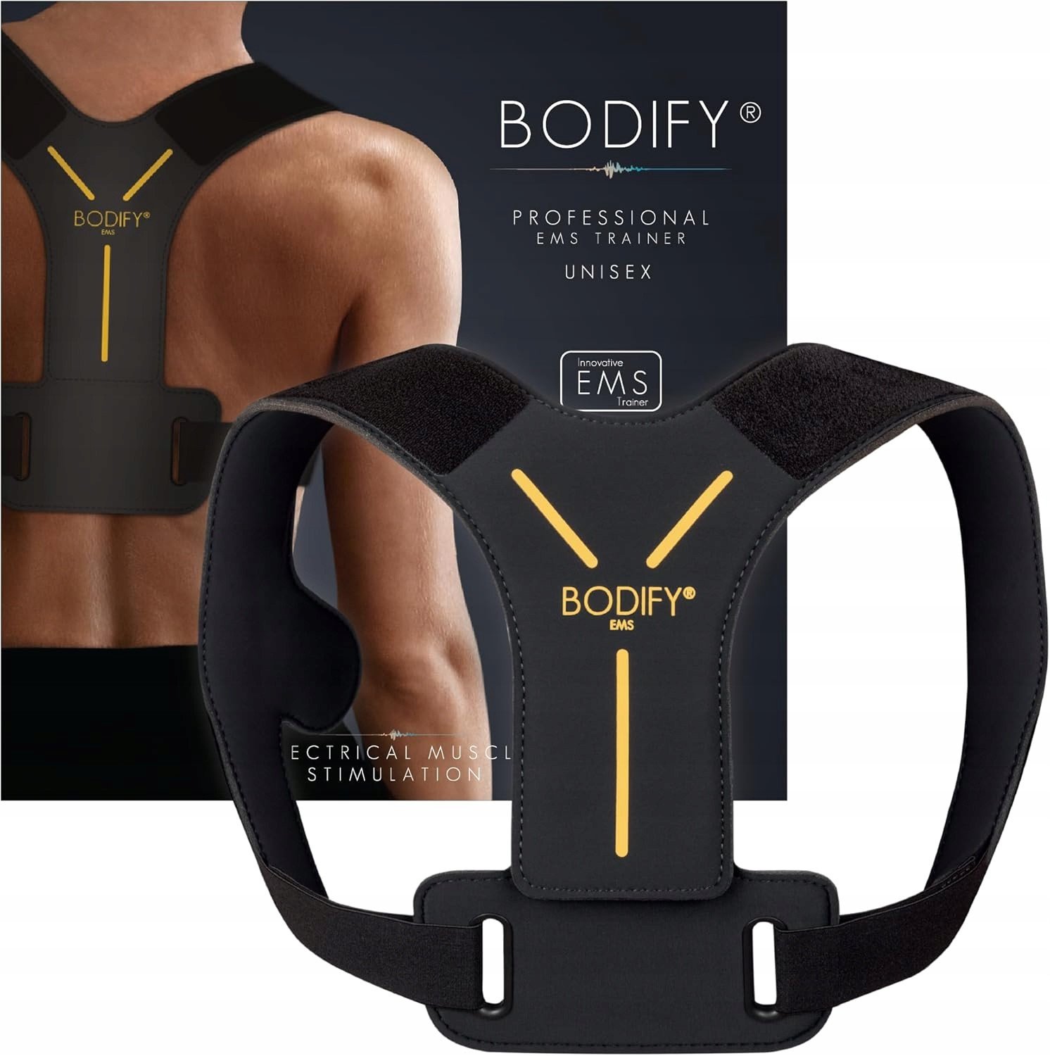 Bodify EMS Pro elektrostymulator mięśni trener karku nowy