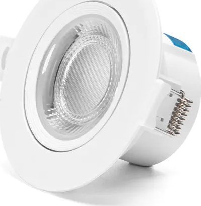 Aigostar Podtynkowy okrągły downlight LED z regulowanym kątem 5W Światło Podtynkowy okrągły downlight LED z regulowanym kątem 5W Światło