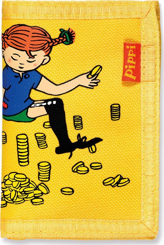 Pippi Żółty portfel Portfel dla dzieci Pippi Langstrumpf