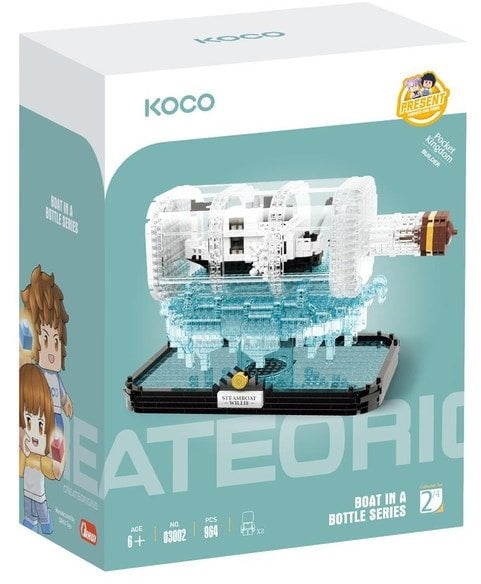 KOCO klocki statek w butelce 964el 03002 41834