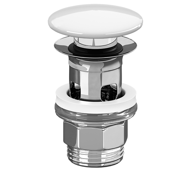 Villeroy & Boch Korek automatyczny klik-klak 5/4" duży biały (8L033401)