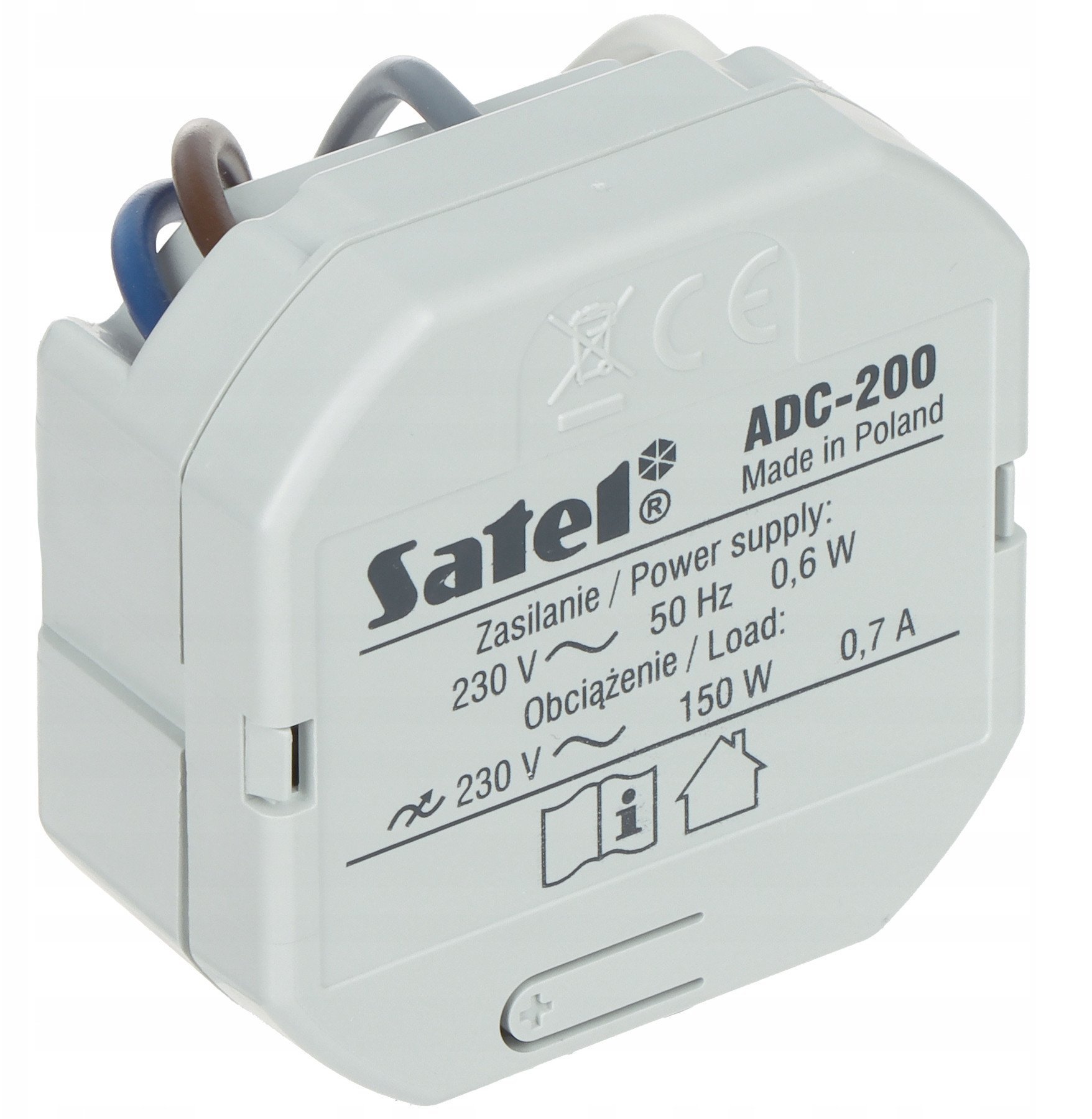 INTELIGENTNY ŚCIEMNIACZ OŚWIETLENIA ADC-200 BE WAVE 230 V AC SATEL