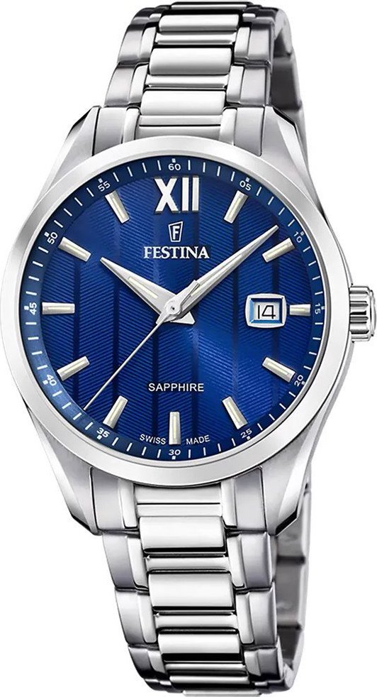 Zegarek Festina Zegarek męski Festina F20026-2 srebrny