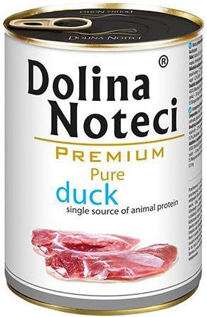 Dolina Noteci Dolina Noteci Pies Pure, kaczka puszka 400g