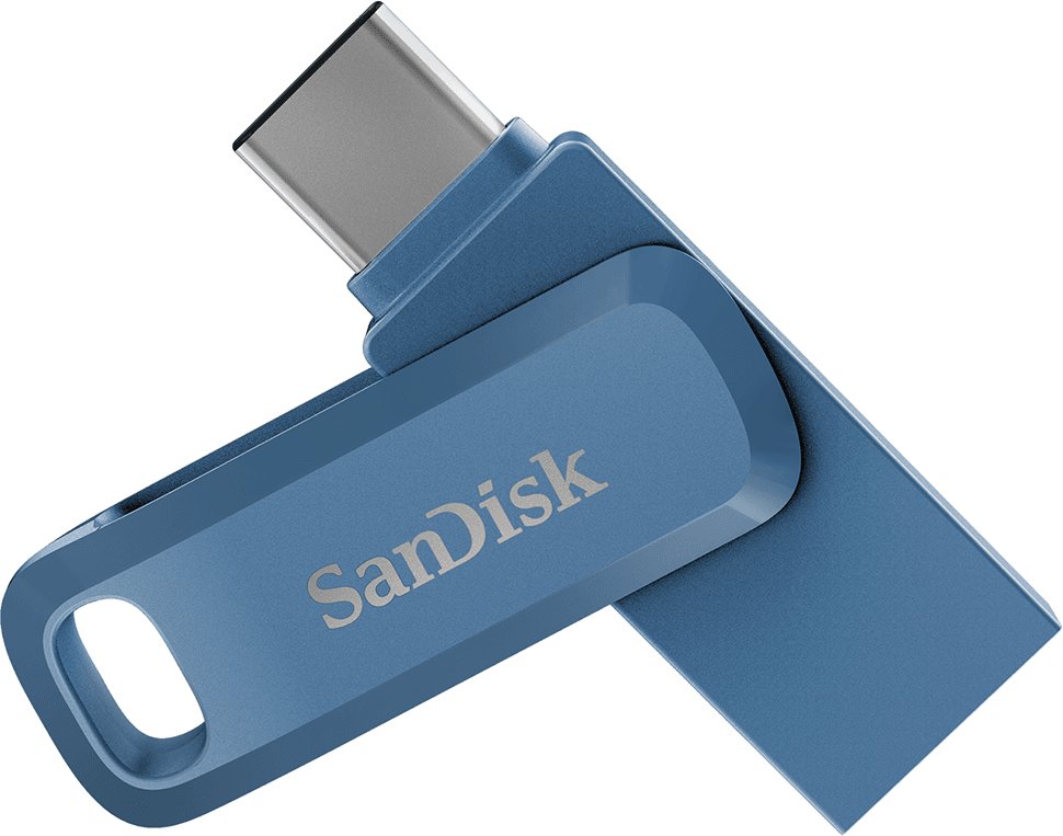 SanDisk Ultra Dual Drive GO 128GB 400MB/s USB Typ-C blue
