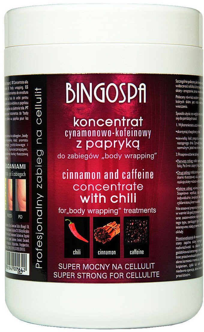 BINGOSPA Koncentrat cynamonowo kofeinowy z papryką do zabiegów 1000ml