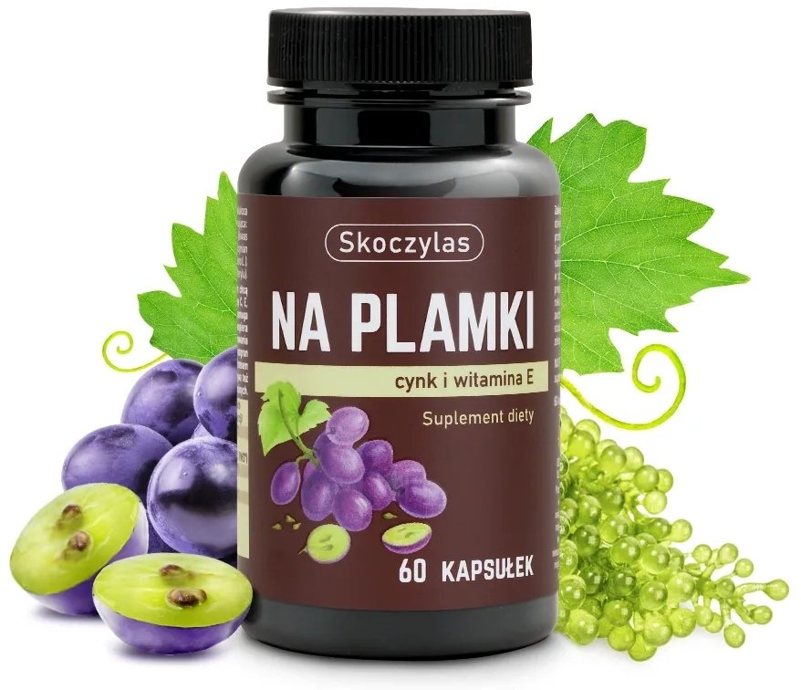 SKOCZYLAS_Na Plamki Cynk i witamina E suplement diety 60 kapsułek