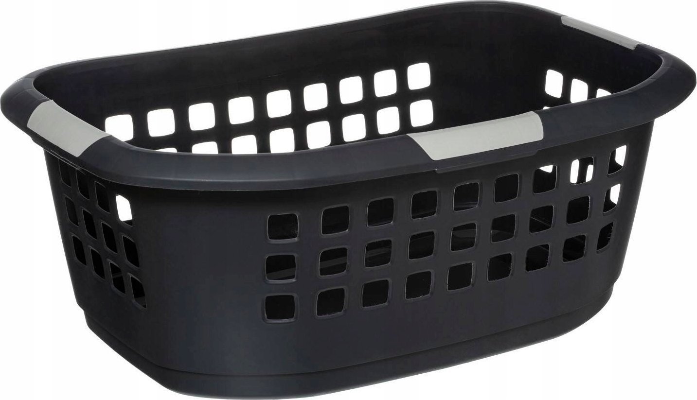 5five Kosz na pranie z tworzywa sztucznego, biały, 51 l