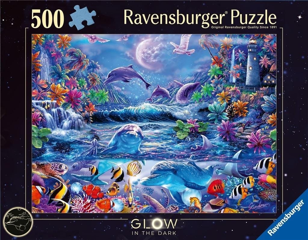 Ravensburger Puzzle świecące Magiczny świat 500 elementów