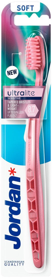 Jordan Ultralite Szczoteczka do zębów Sensitive Ultra Soft - mix kolorów