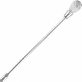 Bass Cosmetics Aplikator z ozdobnym kryształem - łyżeczka / Bass Cosmetics