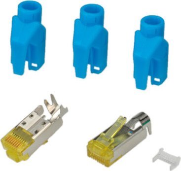 Hirose Wtyczka HiRose TM31 ekranowana, niebieski przelot, 50 szt.