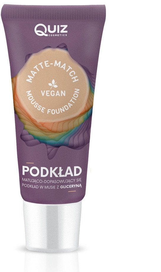 Quiz Cosmetics Matte-Match Mousse Foundation lekki podkład o konsystencji musu N01 Natural 30ml