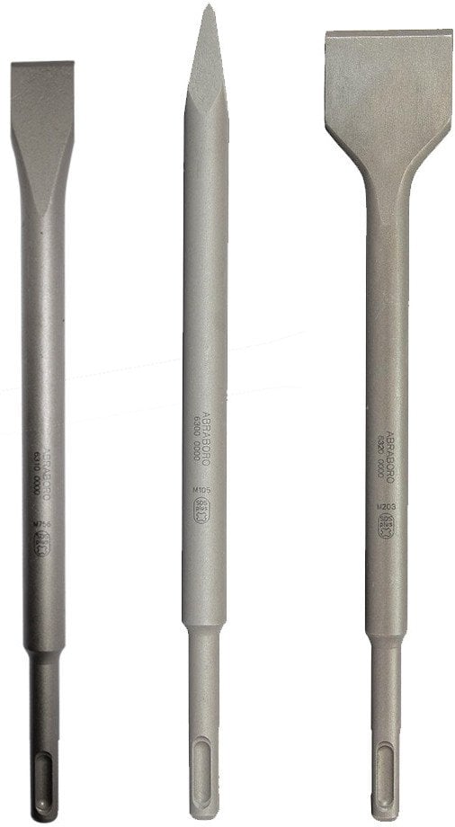 Zestaw 3 dłut SDS-Plus, ABRABORO