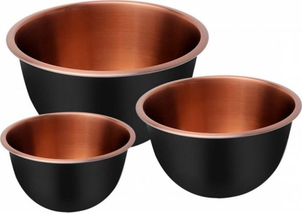 Klausberg ZESTAW 3 MISEK STALOWYCH KLAUSBERG [KB-7394]