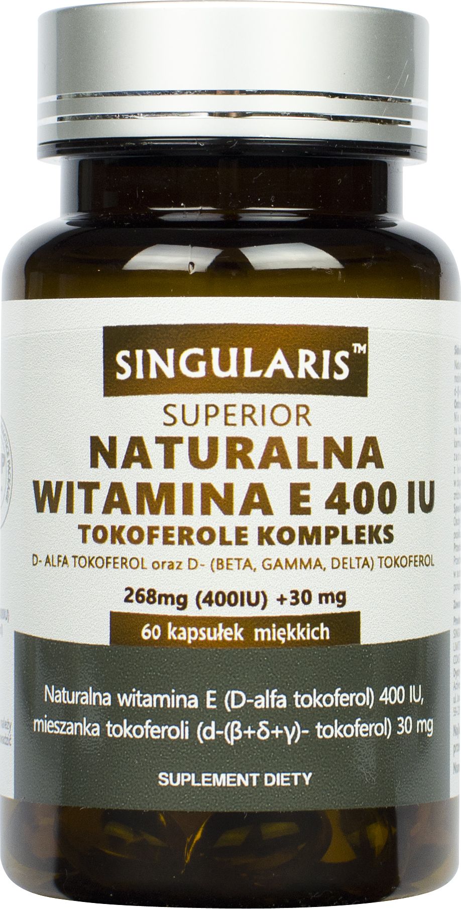 Singularis-Herbs Naturalna Witamina E-Tokoferole 60kaps
