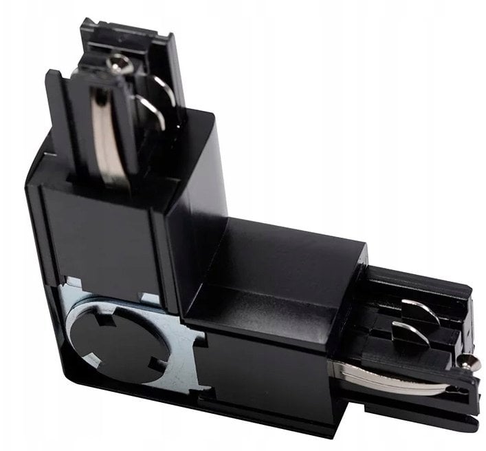 GTV Łącznik regulowany kątowy typu L do szynoprzewodu trójfazowego Z/W czarny XAE-LKLRZWC-10