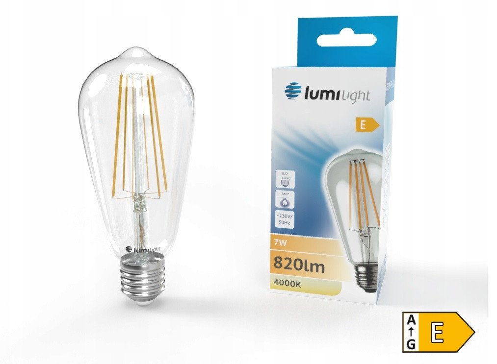 Lumilight Żarówka LED ozdobna E27 7W LL5917