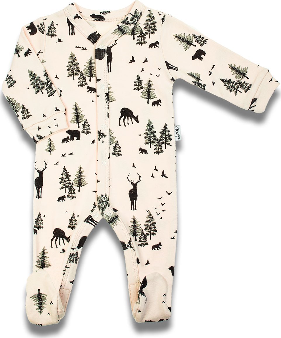 NICOL Pajac niemowlęcy dla chłopca wyprawka bawełniany Nicol Bambi 62