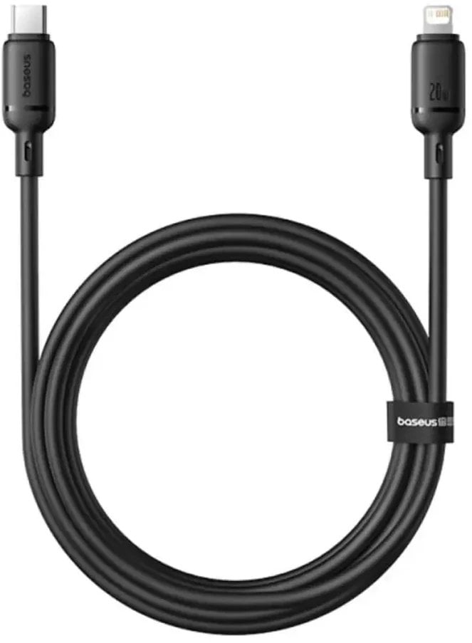 Kabel USB Baseus USB-C - Lightning 2 m Czarny (P10377700113-01)