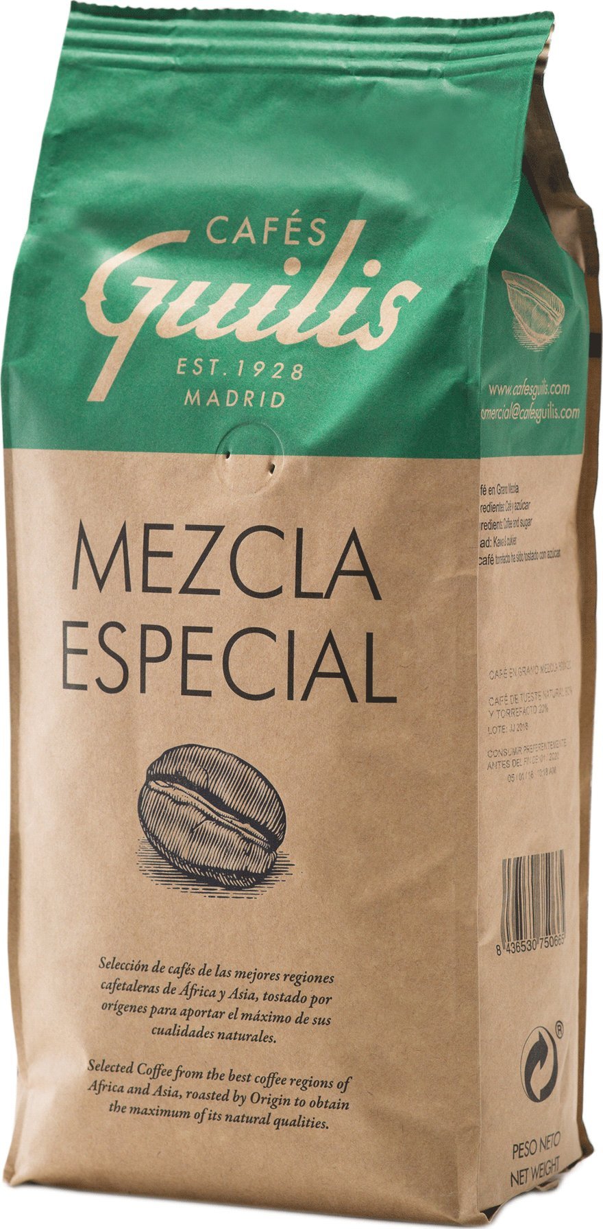 Kawa ziarnista Cafes Guilis Mezcla Especial Cafes Guilis 1 kg