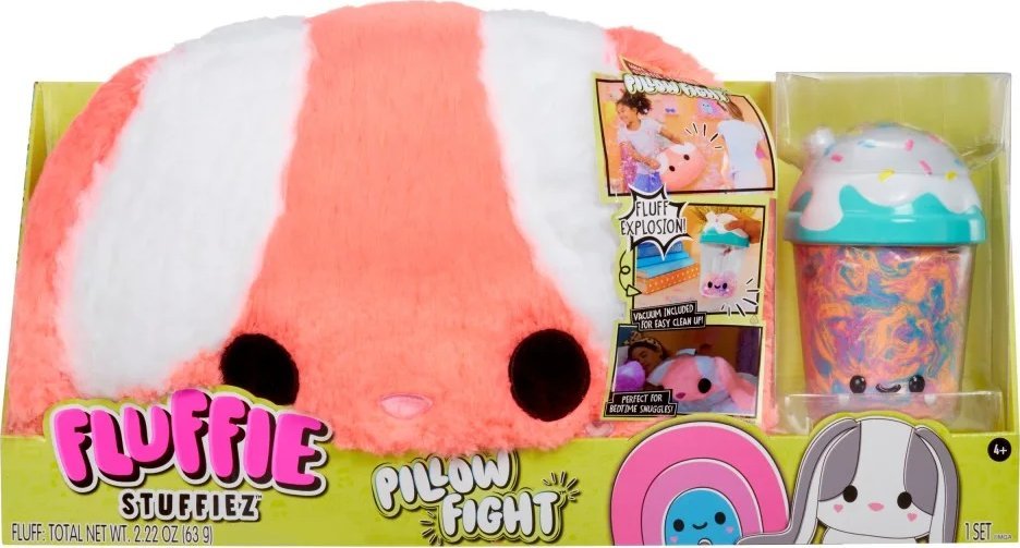 MGA Fluffie Stuffiez - Pluszowa poduszka Króliczek Bunny (512967)