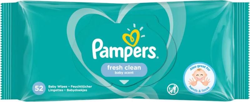 Pampers Chusteczki FreshClean 52szt.