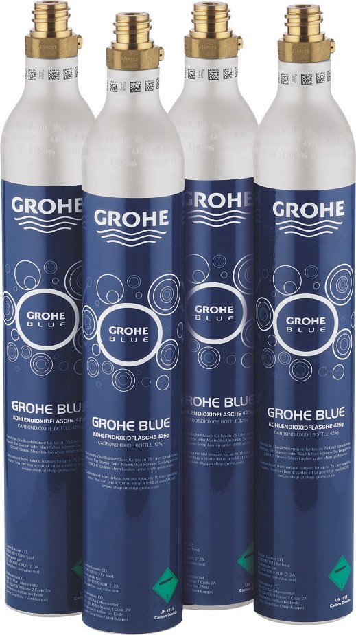 Grohe Zestaw startowy butli CO2, 4 x 425 g. Grohe Blue