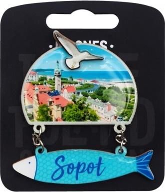 Pan Dragon Magnes I love Poland Sopot ILP-MAG-D-SOP-19