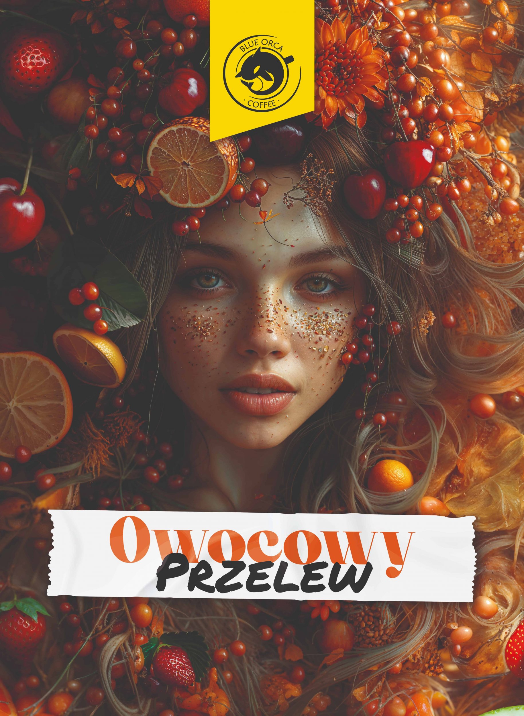 Kawa ziarnista Blue Orca Coffee Kawa ziarnista Owocowy przelew - Blue Orca 500g