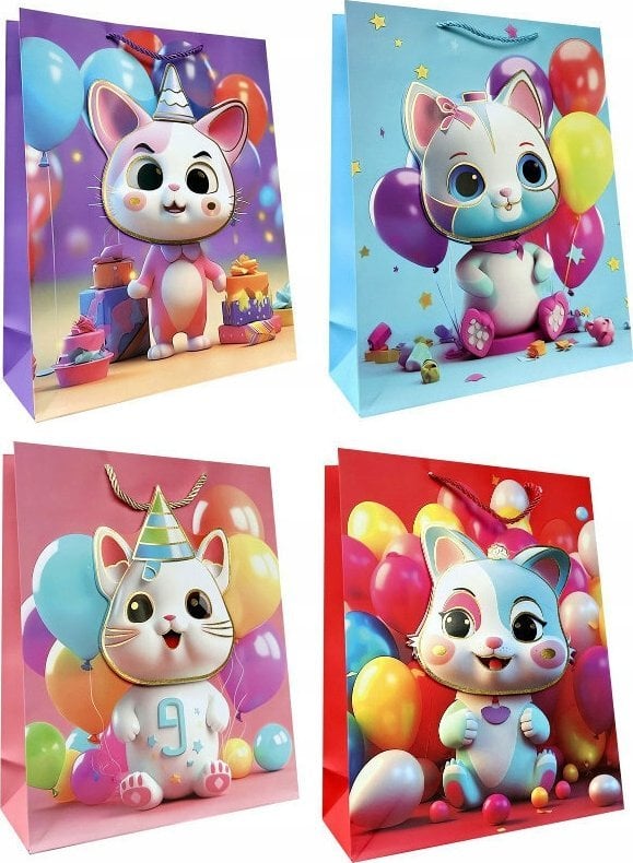 JU-PITER Torebka ozdobna prezentowa 26x32x10,5cm 2981B cena za 1szt