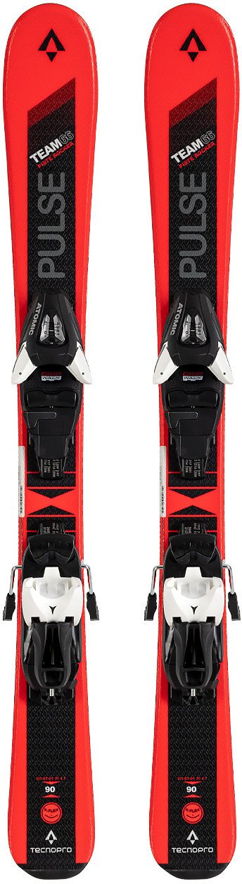 Narty dziecięce TECNOPRO PULSE TEAM + wiązania ATOMIC LC5 z GRIP WALK 80 cm
