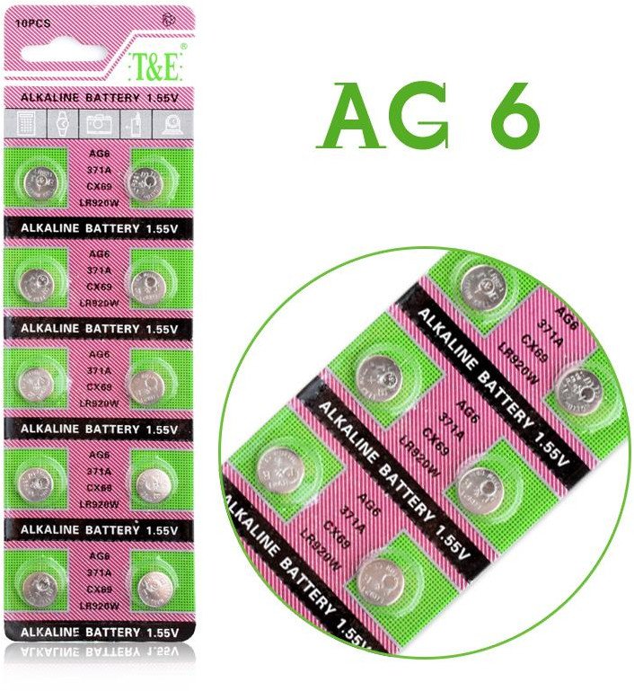 KK8 10 x bateria alkaliczna L921F AG6 LR69 baterie