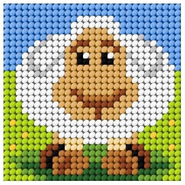 Haft. Moje pierwsze wyszywanie - Owieczka