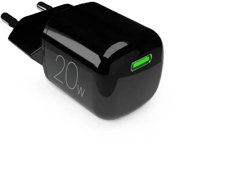 Ładowarka sieciowa Puro 20W GaN USB-C - czarna