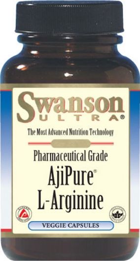 Swanson AjiPure L-Arginine 60 kapsułek