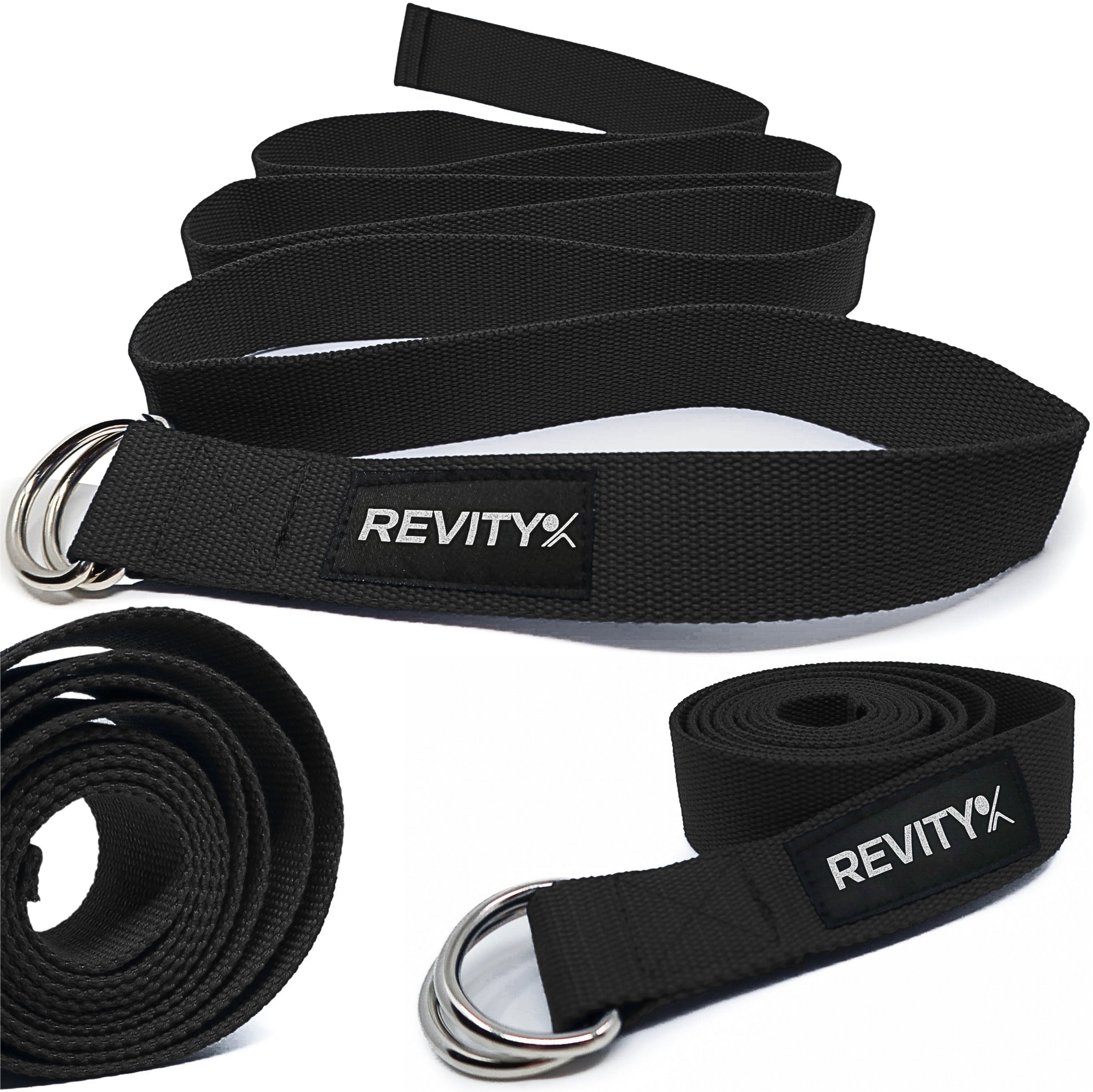 Pasek do ćwiczeń jogi i pilatesu Revity 200 x 3.8 cm