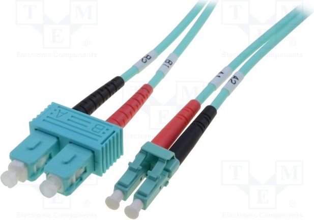 Digitus Patch Cord światłowodowy 1m, OM3 - DK-2532-01/3