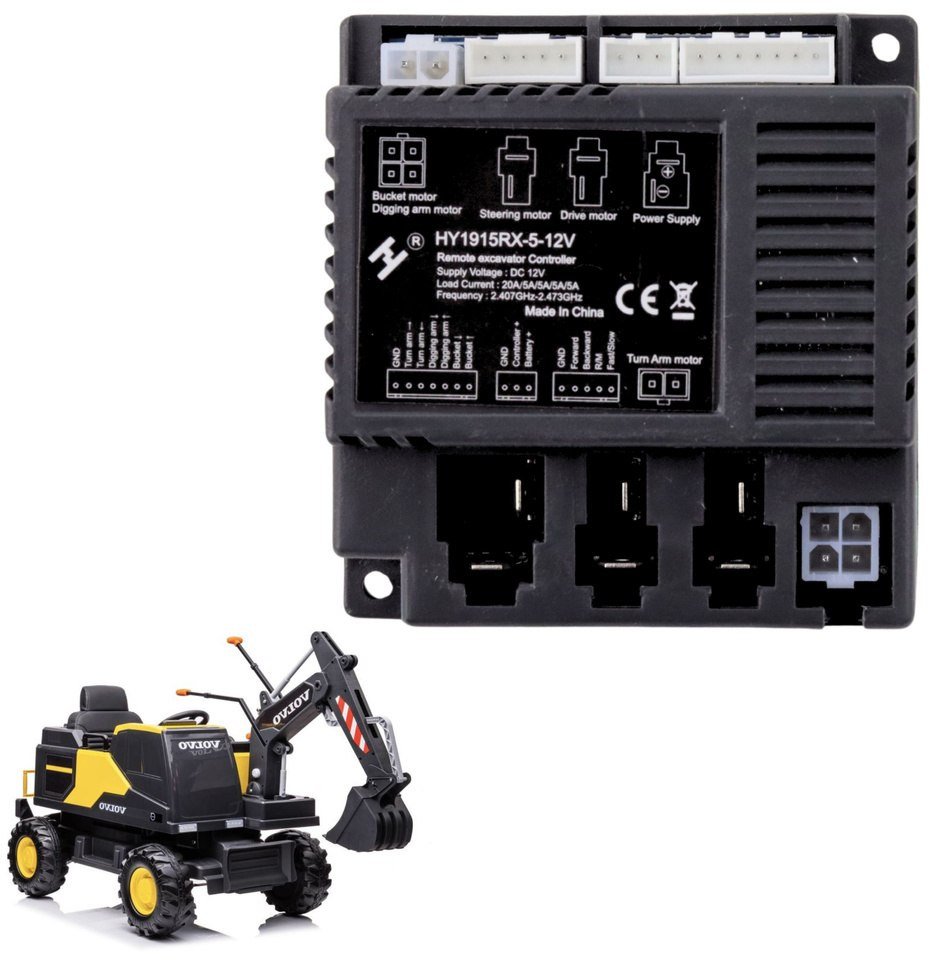 MODUŁ STERUJĄCY CENTRALKA DO POJAZDU NA AKUMULATOR KOPARKA DK-VE888